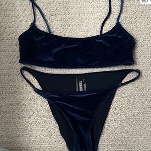 TRIANGL Navy Blue Bikini
